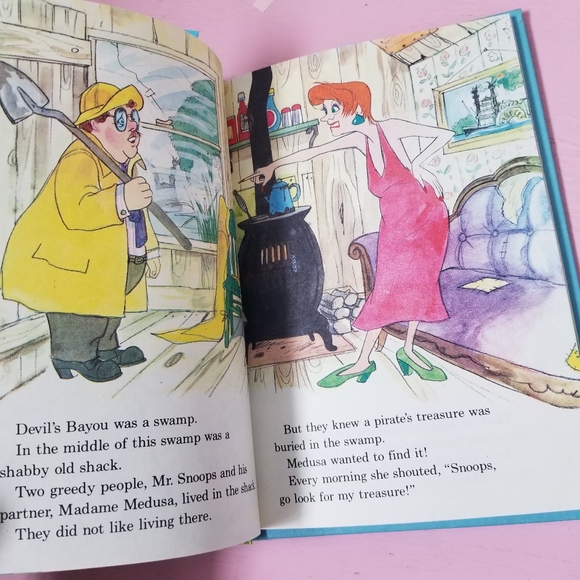 1980 Vintage Disney Rescuers Childrens Book - Picture 7 of 7